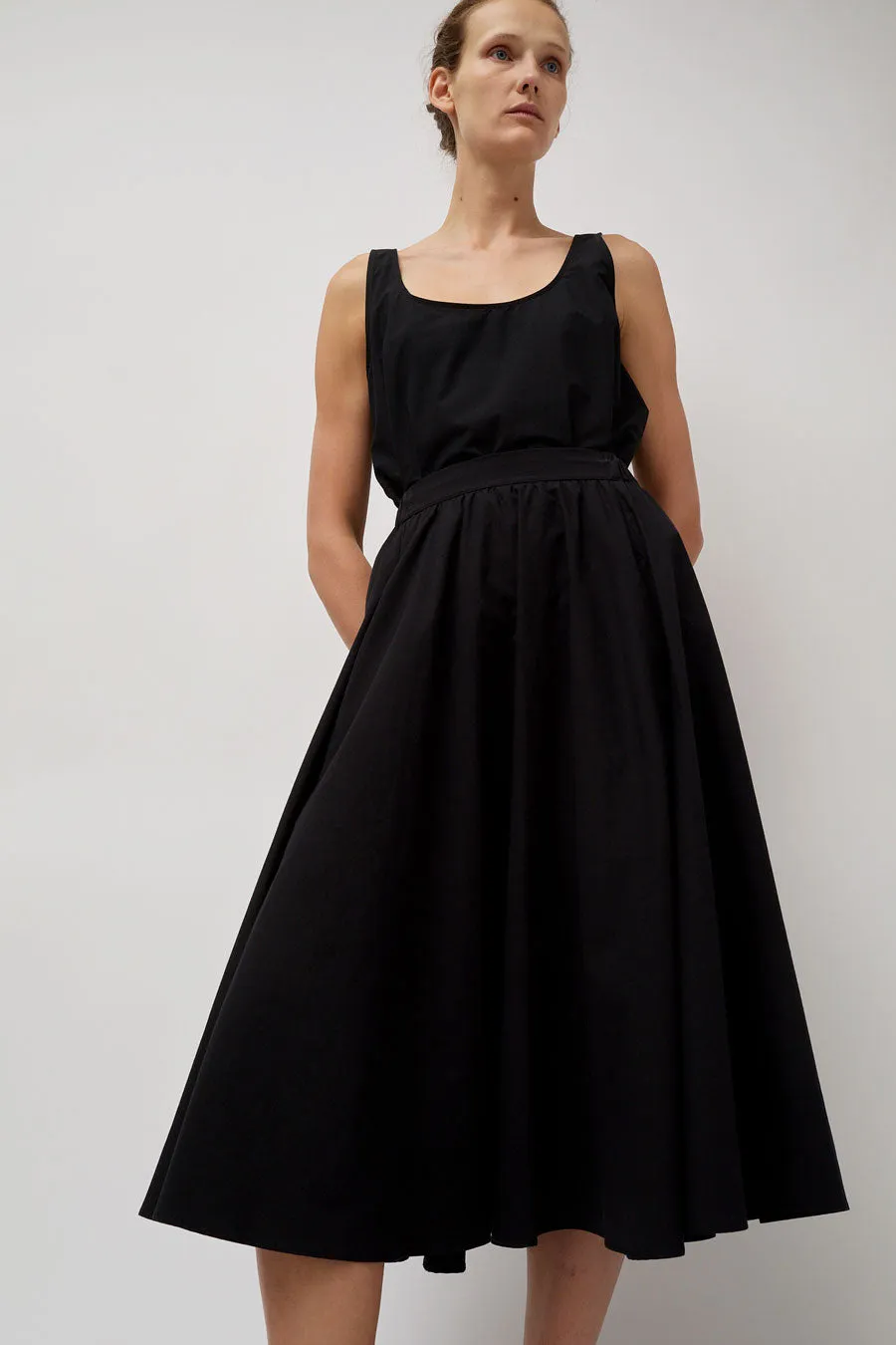 Modern Weaving Relaxed Circle Skirt in Black sold by No. 6