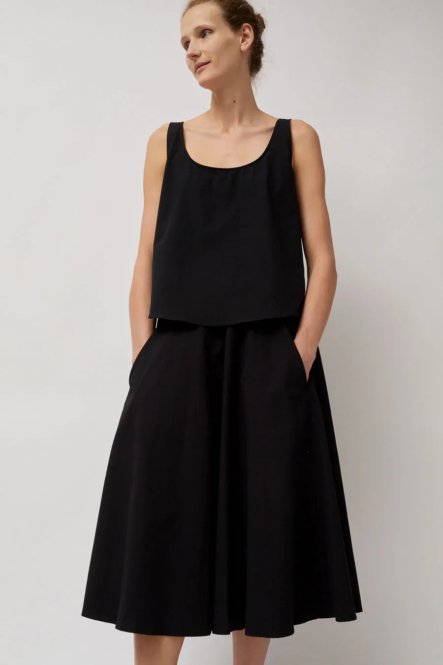 Modern Weaving Relaxed Circle Skirt in Black sold by No. 6 product image thumbnail 5