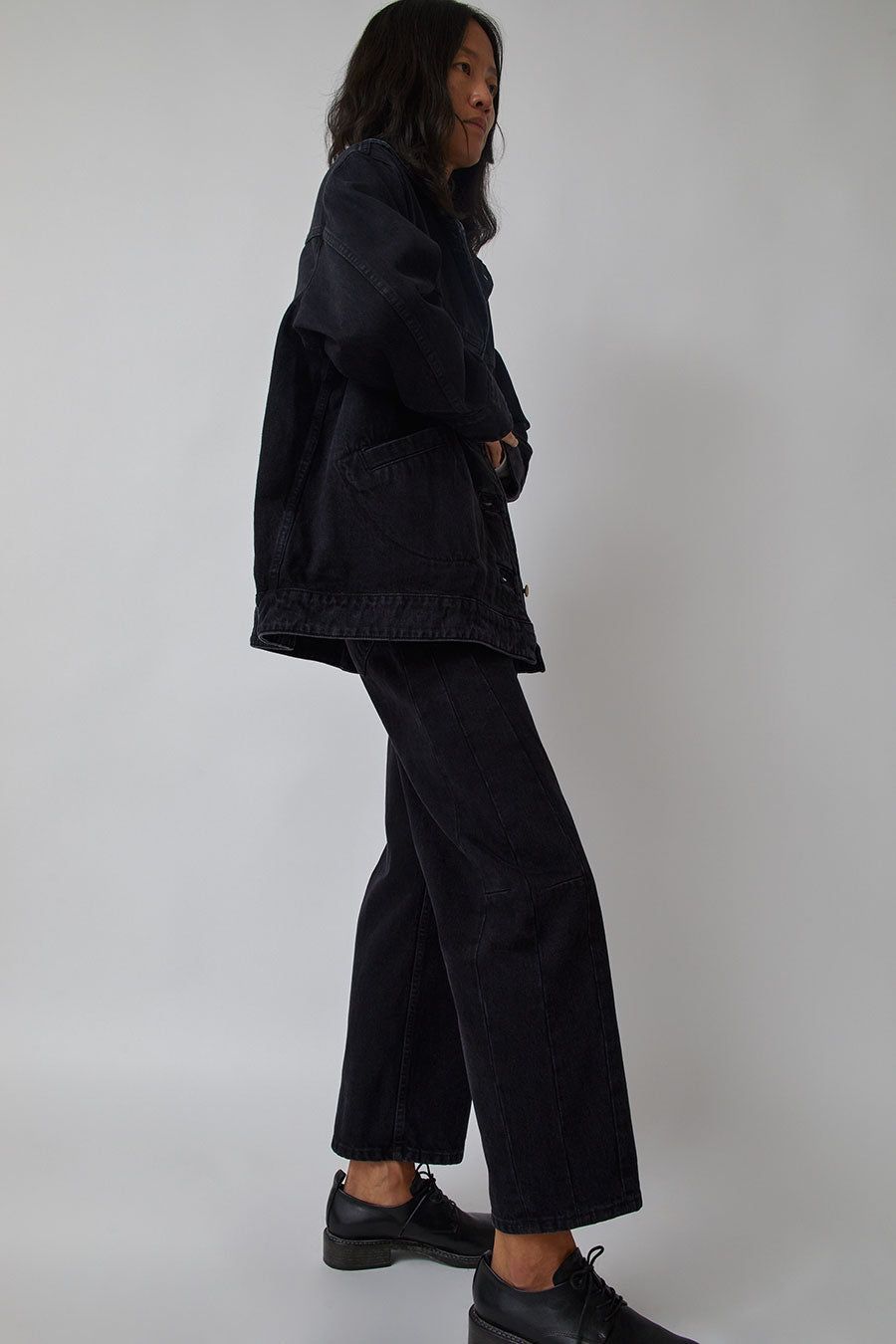 B Sides Stadium Jacket in Len Black sold by No. 6 product image thumbnail 3