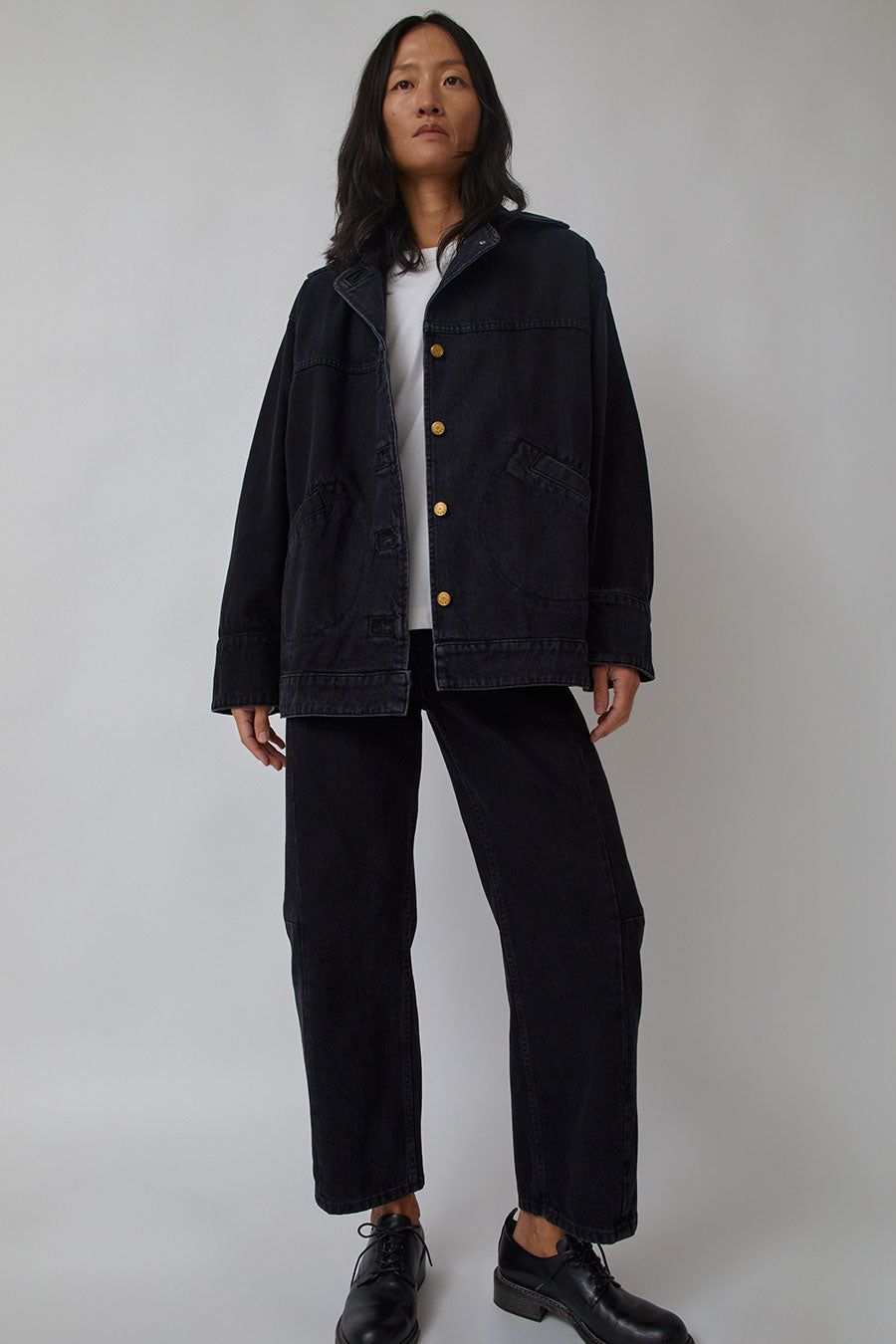 B Sides Stadium Jacket in Len Black sold by No. 6 product image thumbnail 2
