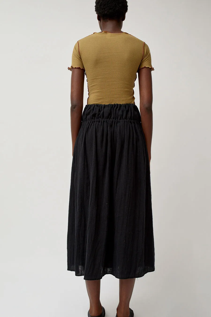 Baserange Diph Skirt in Black sold by No. 6 product image thumbnail 5