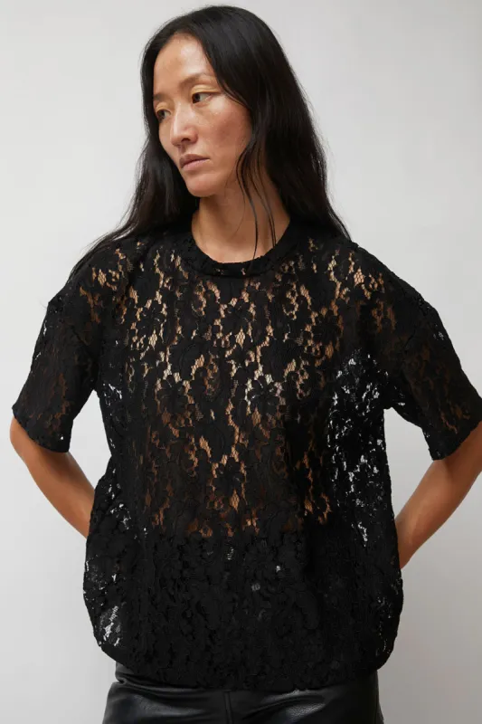 No.6 Ada Tee in Black sold by No. 6