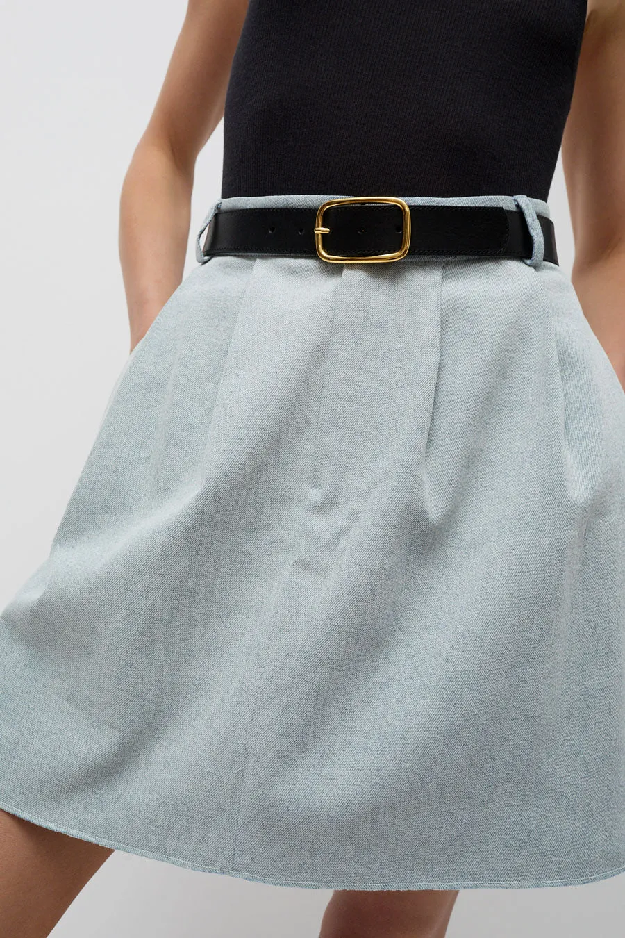 Herbert Frere Soeur La Sabin Belt in Noir sold by No. 6 product image thumbnail 2