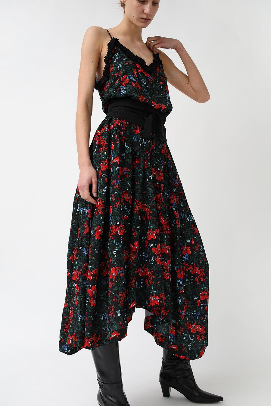 INSHADE Flared Skirt in Dark Floral sold by No. 6 product image thumbnail 5