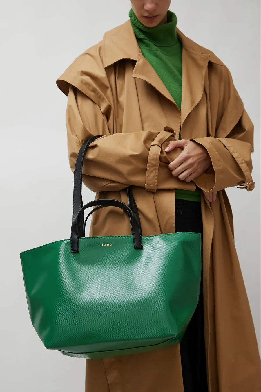 Cahu Small Pratique Bag in Dark Green sold by No. 6