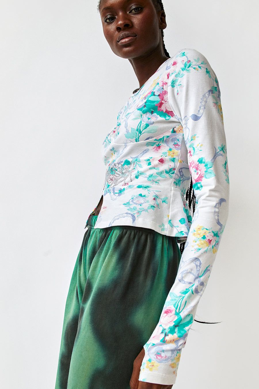 Collina Strada Long Sleeve Gina Tee in Laurel Ashleigh Floral sold by No. 6 product image thumbnail 2