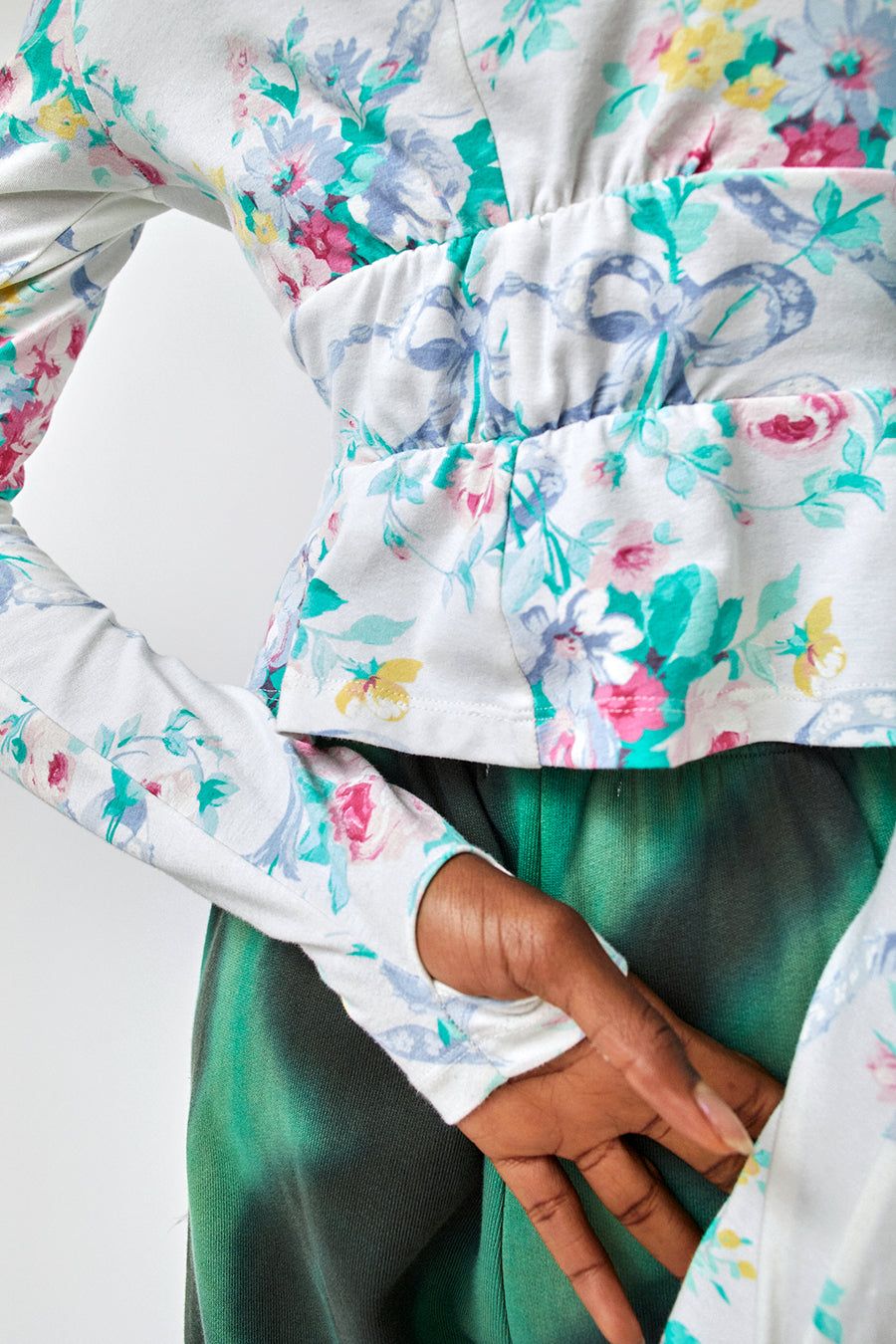 Collina Strada Long Sleeve Gina Tee in Laurel Ashleigh Floral sold by No. 6 product image thumbnail 6