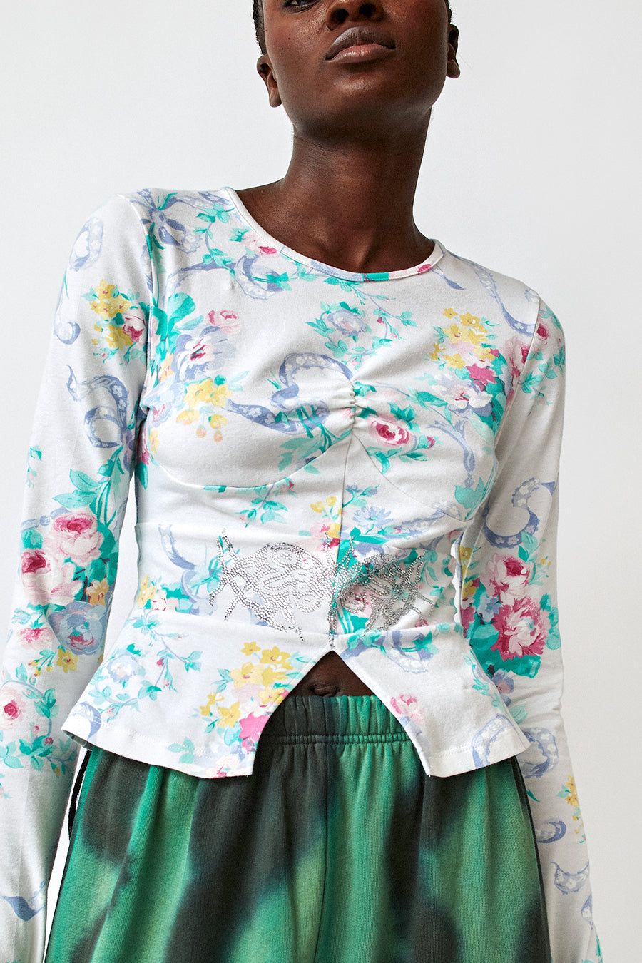 Collina Strada Long Sleeve Gina Tee in Laurel Ashleigh Floral sold by No. 6 product image thumbnail 5