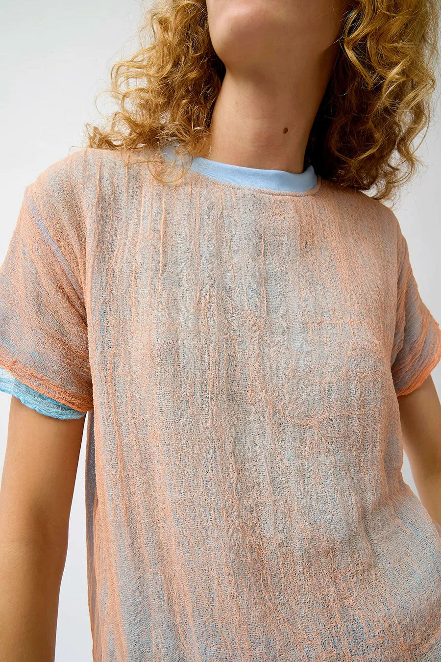 Halo Labels Gauze T-Shirt in Tear sold by No. 6 product image thumbnail 2