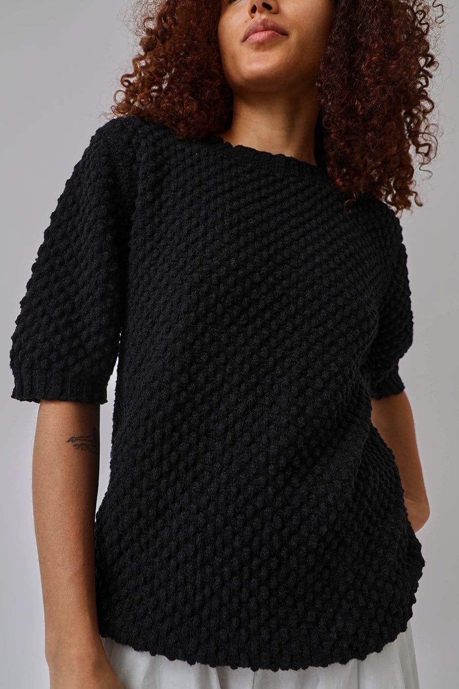 Lauren Manoogian Loops Crewneck in Black sold by No. 6 product image thumbnail 2