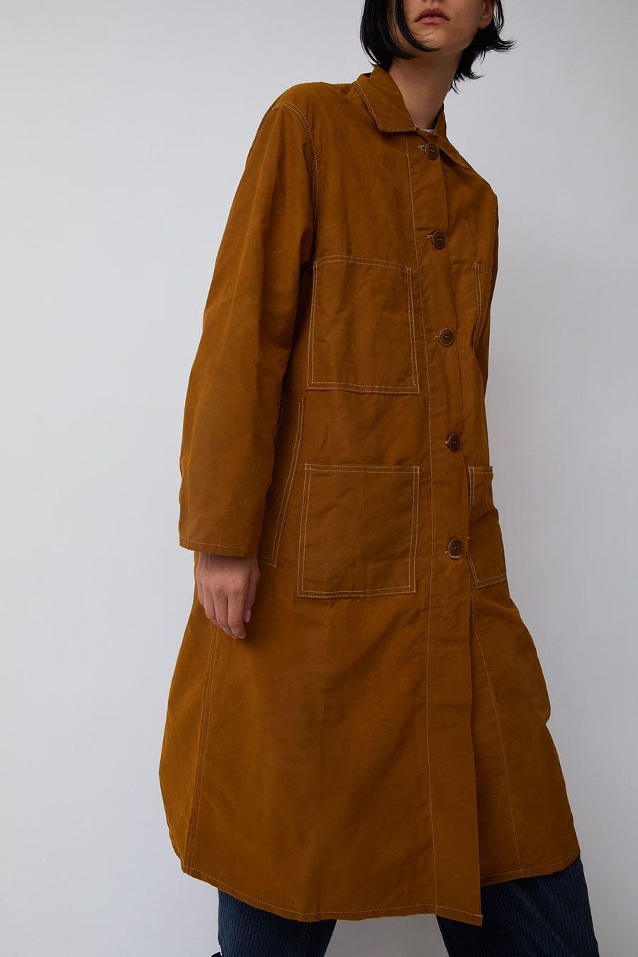 Emma Rothkopf Duster Jacket in Sienna Brown sold by No. 6 product image thumbnail 2