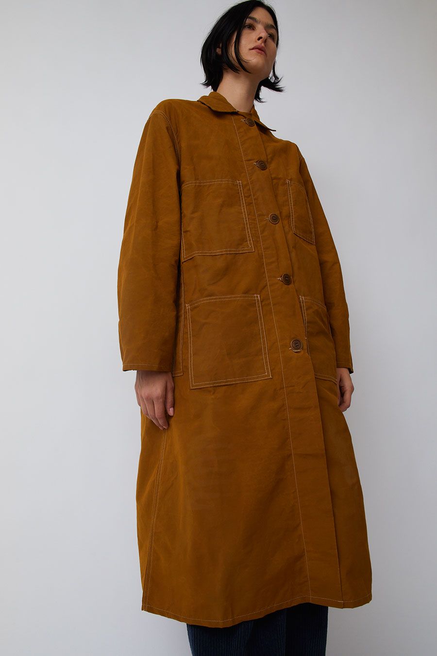 Emma Rothkopf Duster Jacket in Sienna Brown sold by No. 6 product image thumbnail 3