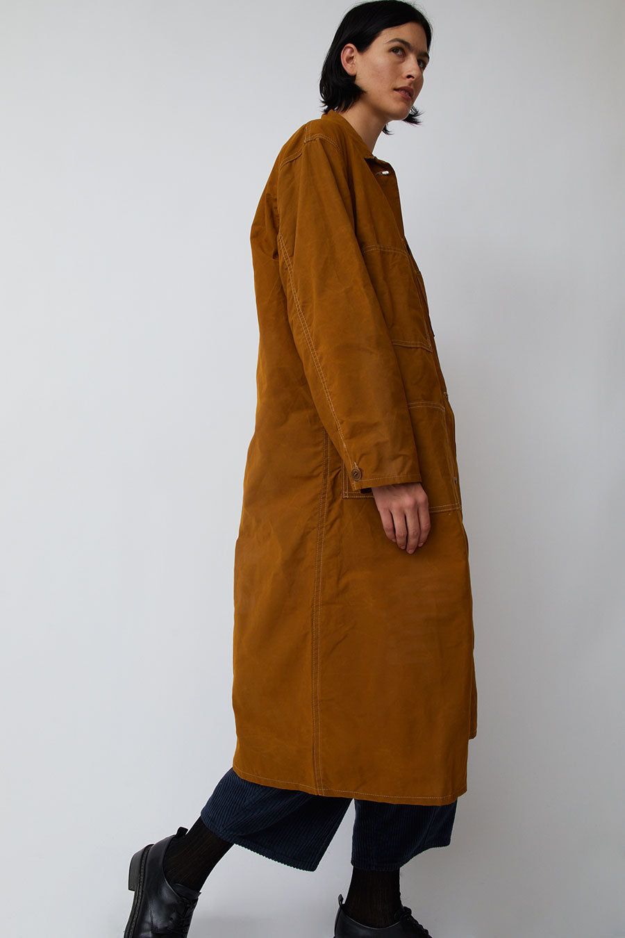 Emma Rothkopf Duster Jacket in Sienna Brown sold by No. 6 product image thumbnail 4