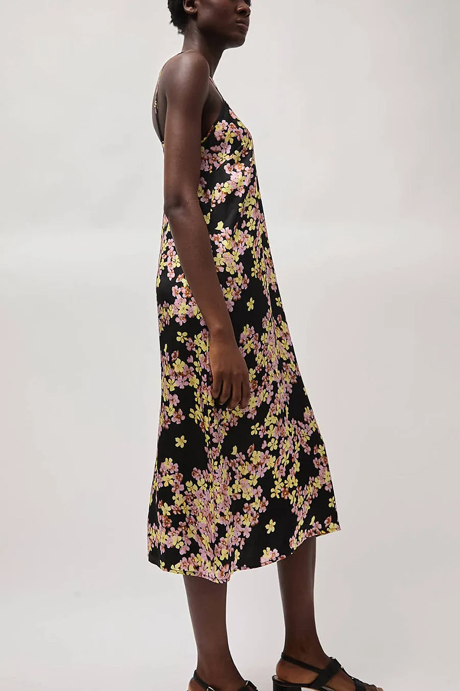 No.6 Sam Slip Dress in Black Pansy sold by No. 6 product image thumbnail 5