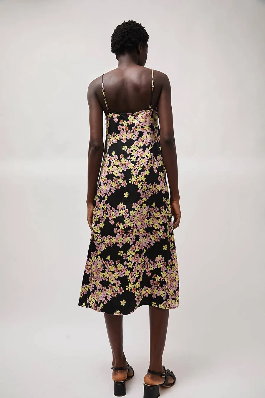 No.6 Sam Slip Dress in Black Pansy sold by No. 6 product image thumbnail 3