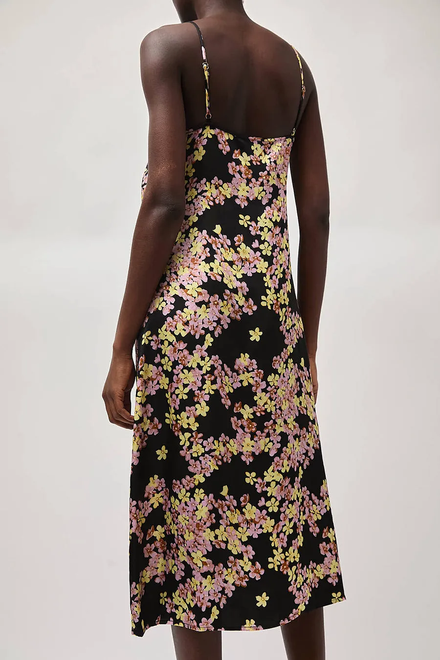 No.6 Sam Slip Dress in Black Pansy sold by No. 6 product image thumbnail 4