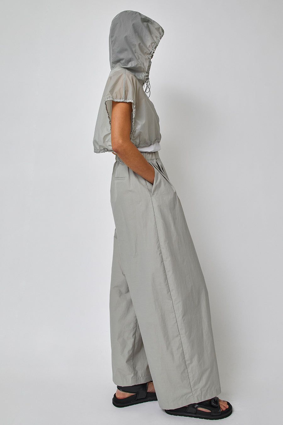 Amomento String Hooded Top in Grey sold by No. 6 product image thumbnail 3