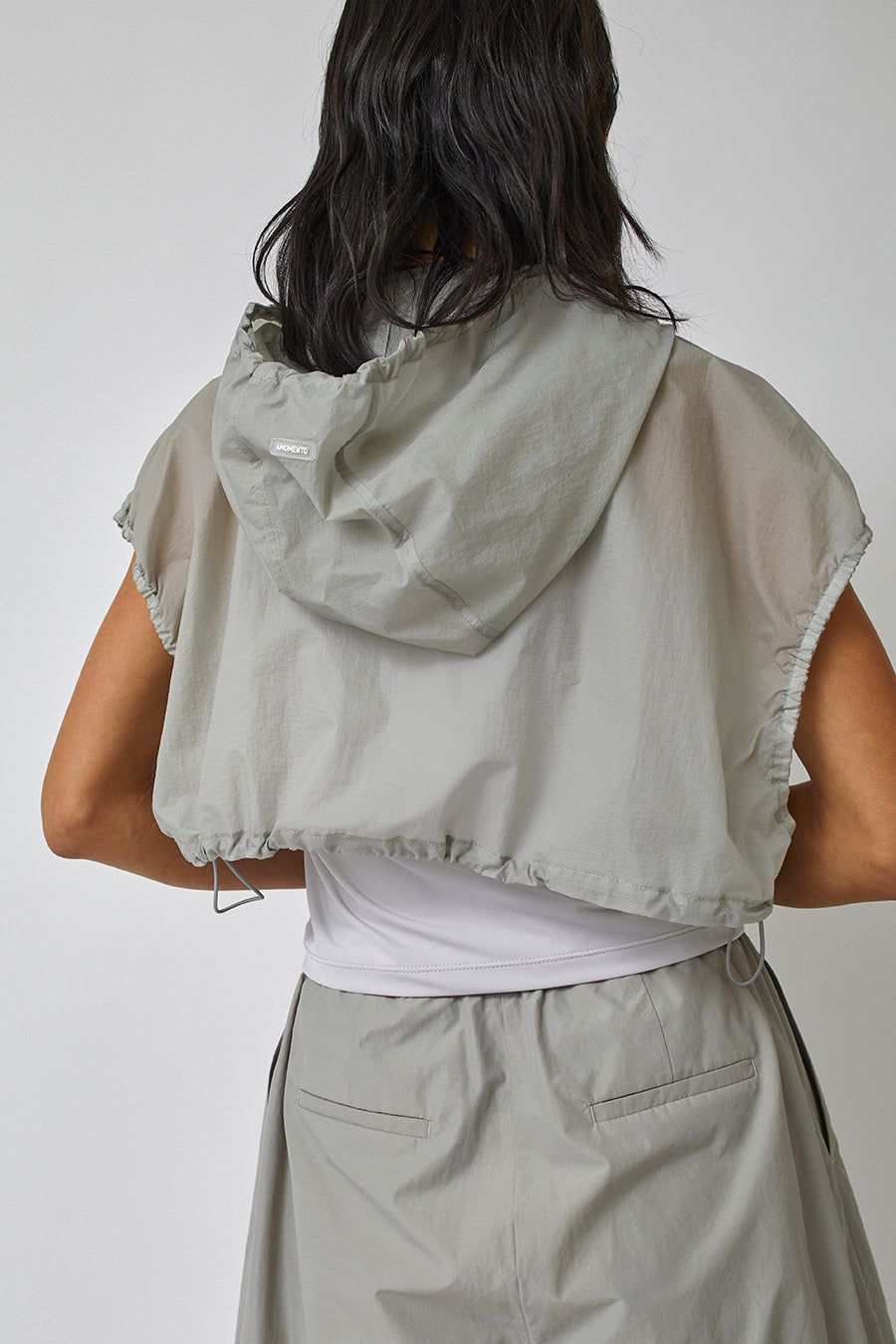 Amomento String Hooded Top in Grey sold by No. 6 product image thumbnail 4