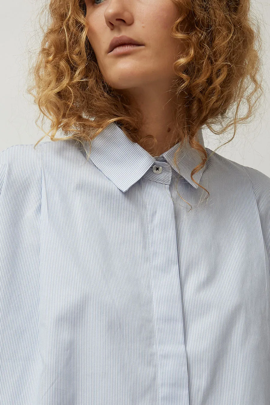 CORDERA Oxford Shirt in Blue sold by No. 6 product image thumbnail 3