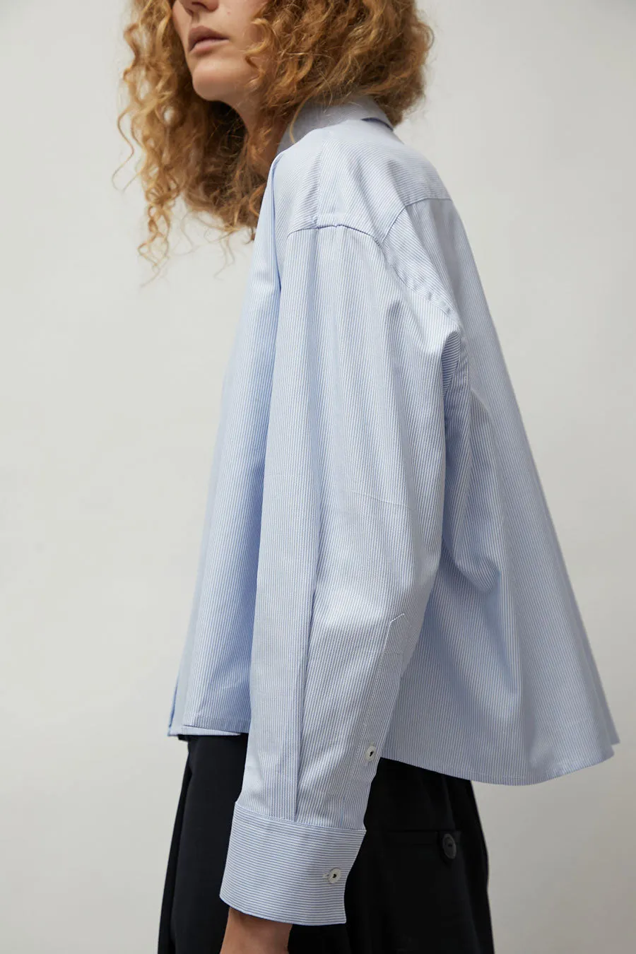 CORDERA Oxford Shirt in Blue sold by No. 6 product image thumbnail 5