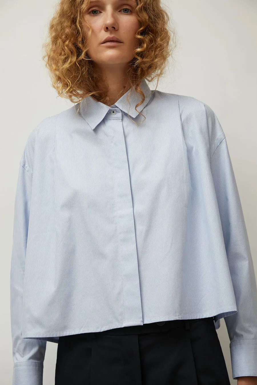 CORDERA Oxford Shirt in Blue sold by No. 6