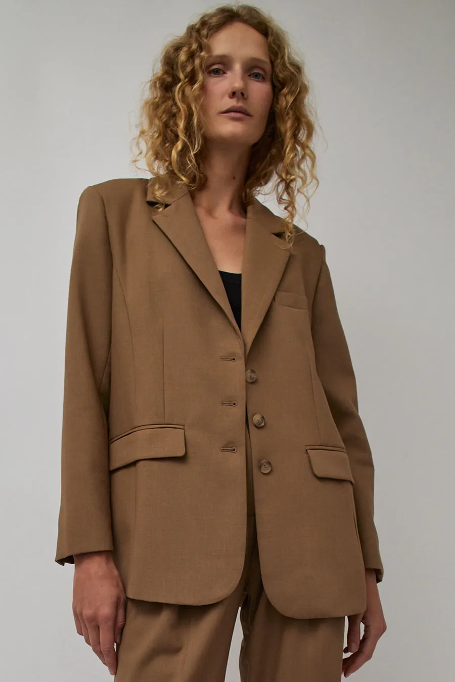 Solaqua The Lilou Blazer in Creme sold by No. 6