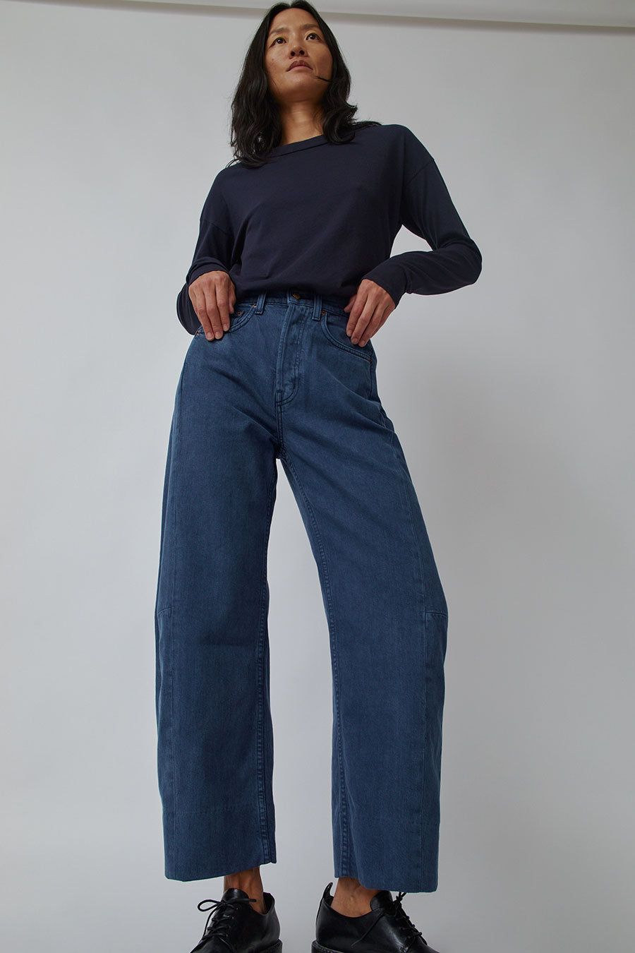 B Sides Lasso Jean in Blue Bell Overdye sold by No. 6 product image thumbnail 5