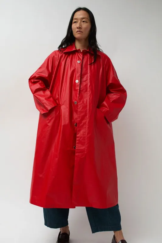 CORDERA Trench Rain Coat in Amapola sold by No. 6