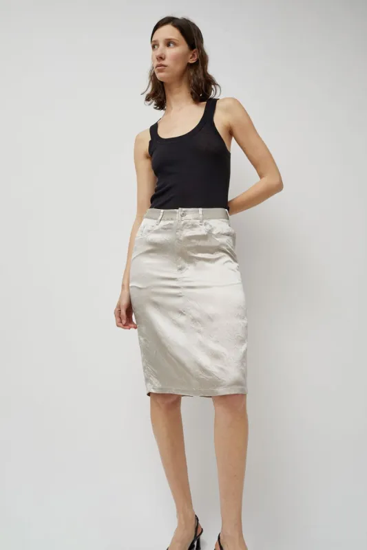 6397 5 PKT Skirt in Champagne made by No. 6