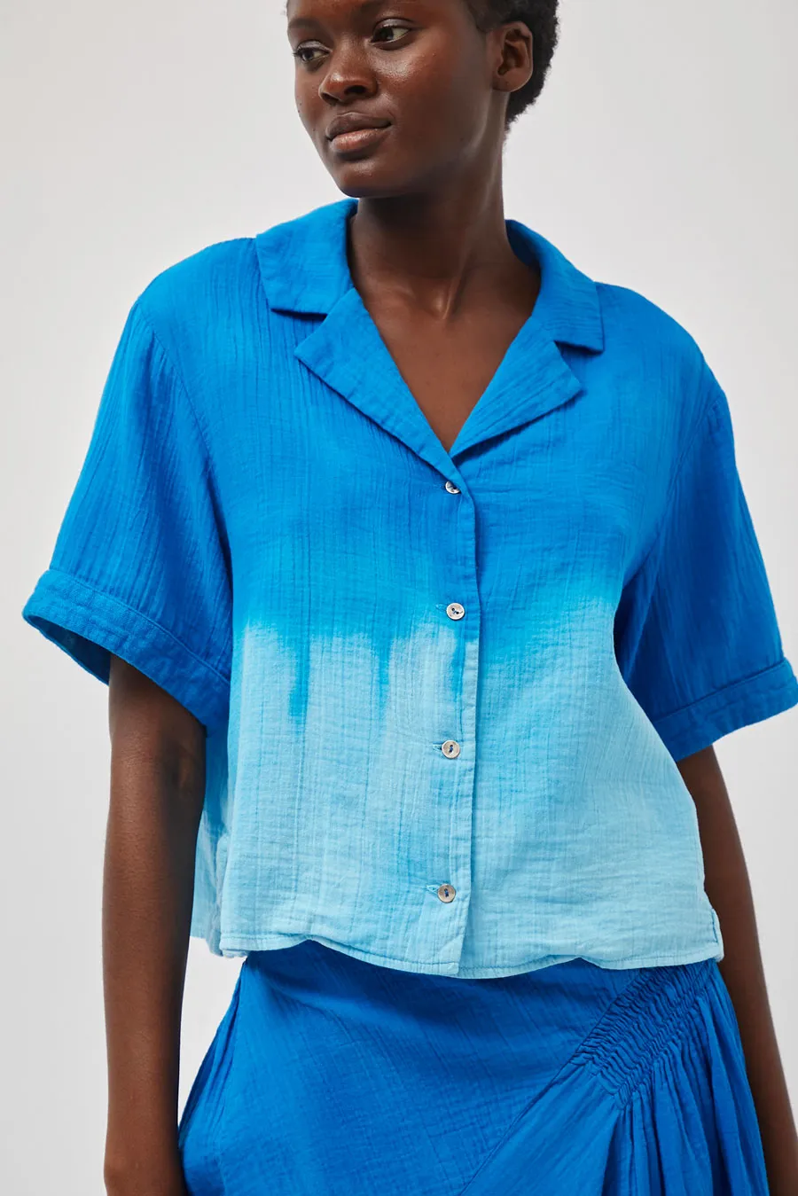 Atelier Delphine Loraine Top in Ombre sold by No. 6