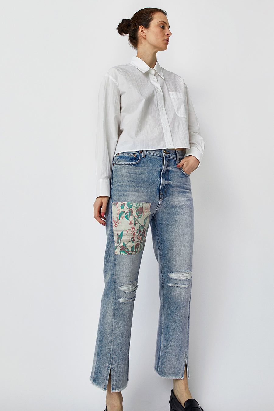 B Sides Stowe Jean in Allen Light Vintage and Floral Patchwork sold by No. 6 product image thumbnail 6