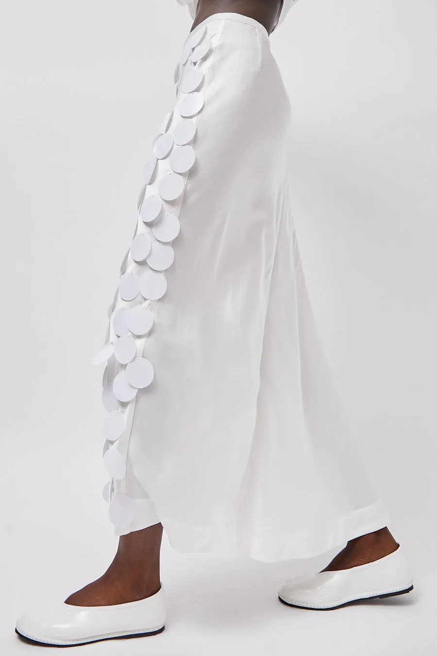 INSHADE Long Sequin Skirt in White sold by No. 6 product image thumbnail 2