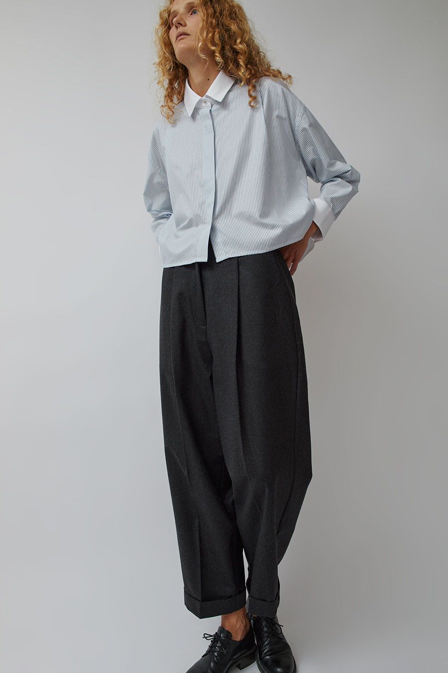 CORDERA Wool Masculine Pants in Anthracite sold by No. 6 product image thumbnail 4