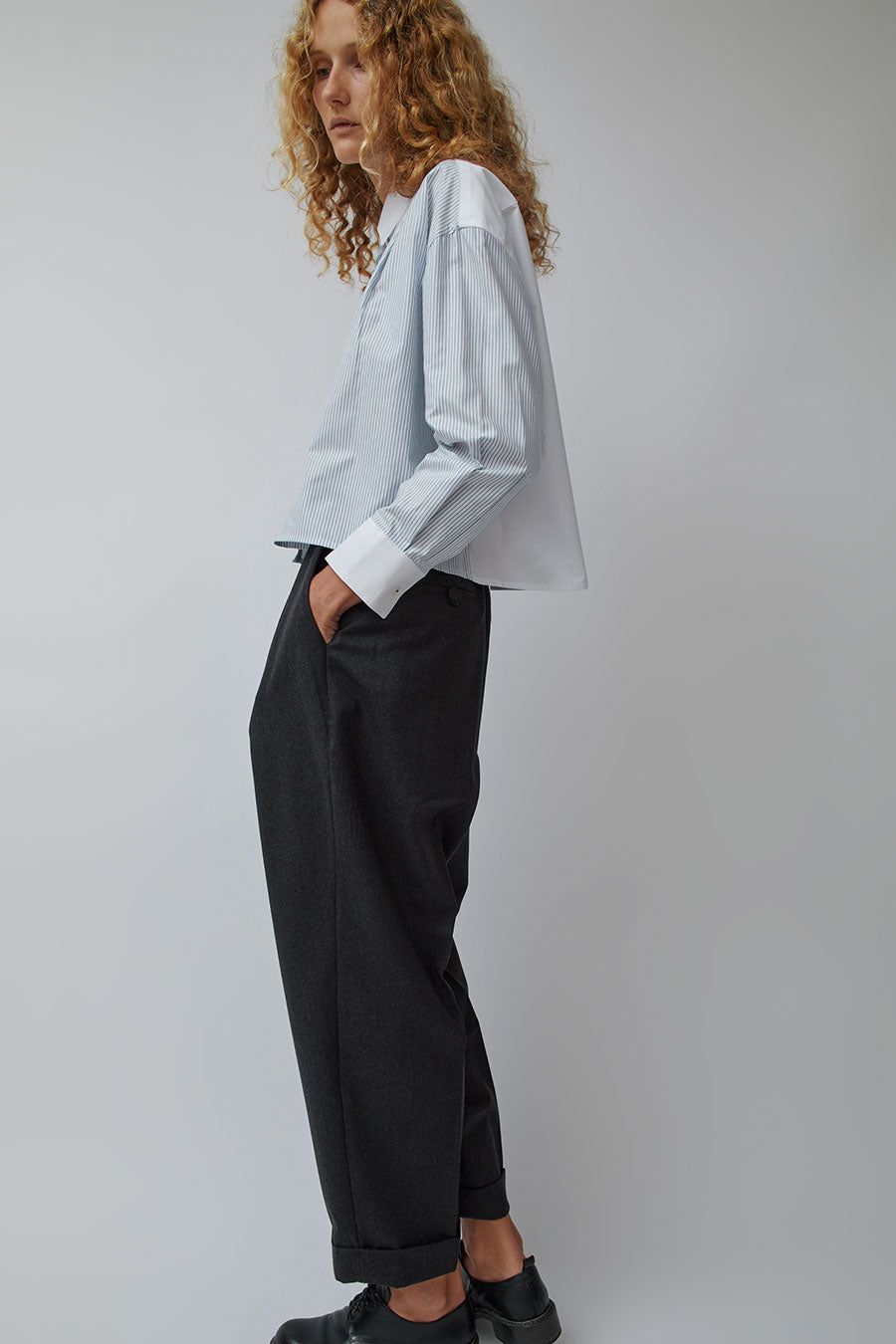 CORDERA Wool Masculine Pants in Anthracite sold by No. 6 product image thumbnail 5