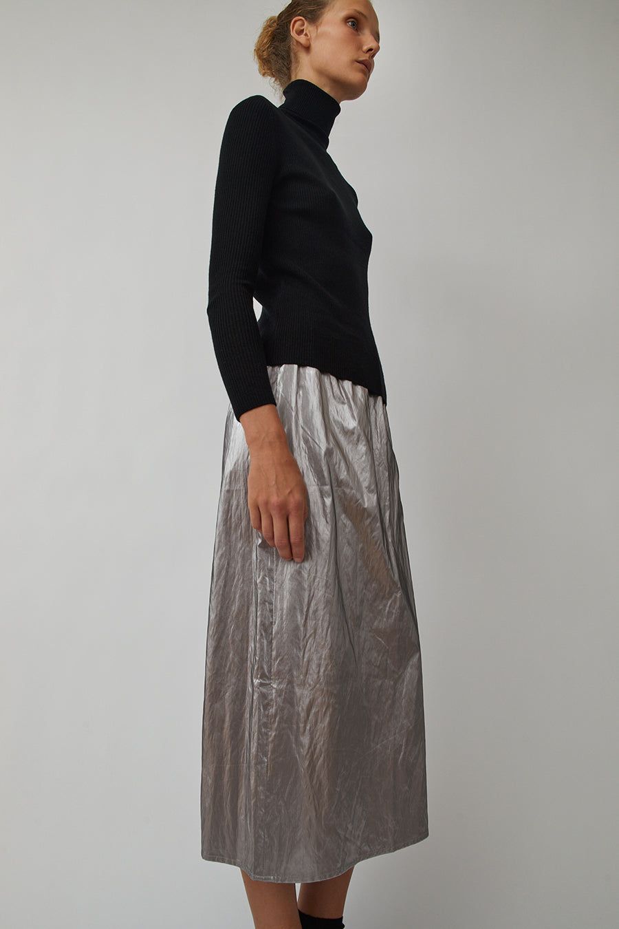 gu_de Eve Skirt in Smoky Silver sold by No. 6 product image thumbnail 4