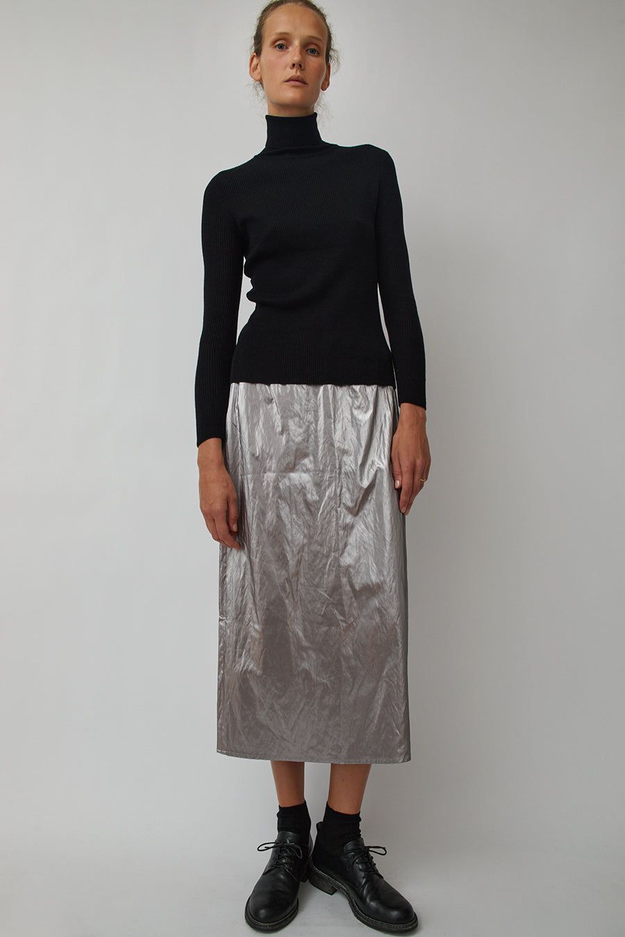 gu_de Eve Skirt in Smoky Silver sold by No. 6 product image thumbnail 2