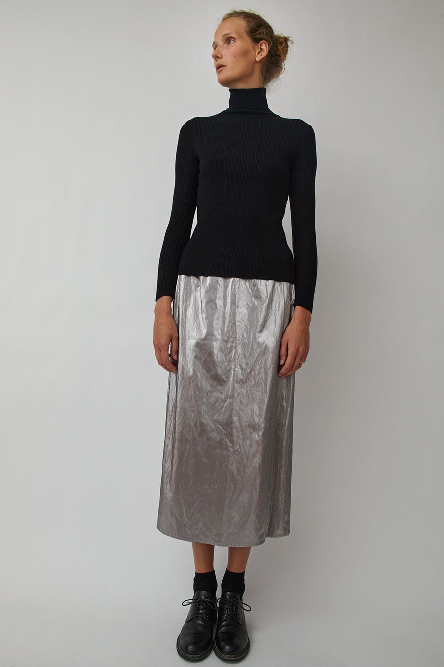 gu_de Eve Skirt in Smoky Silver sold by No. 6 product image thumbnail 3