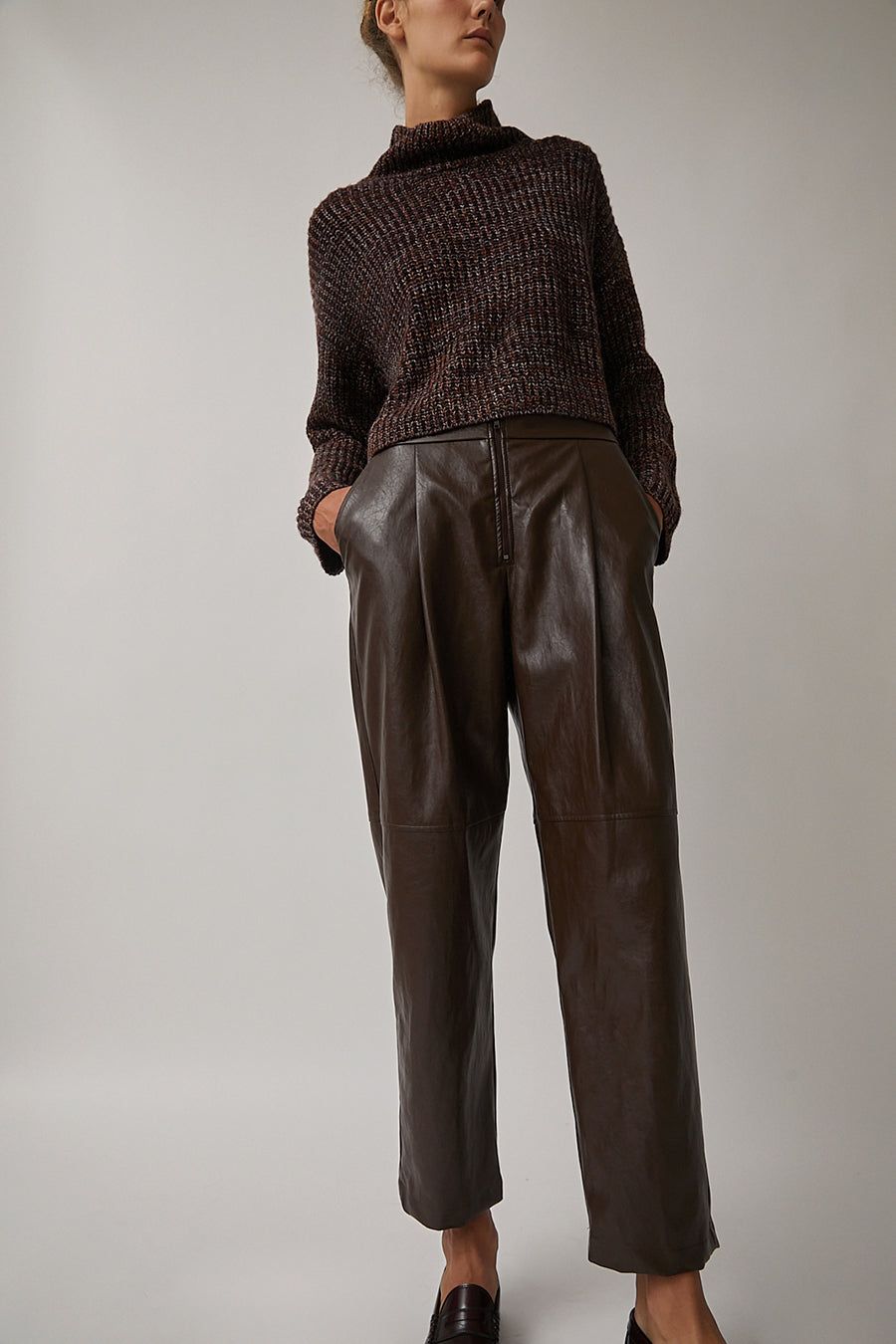 No.6 Cole Pant in Brown sold by No. 6