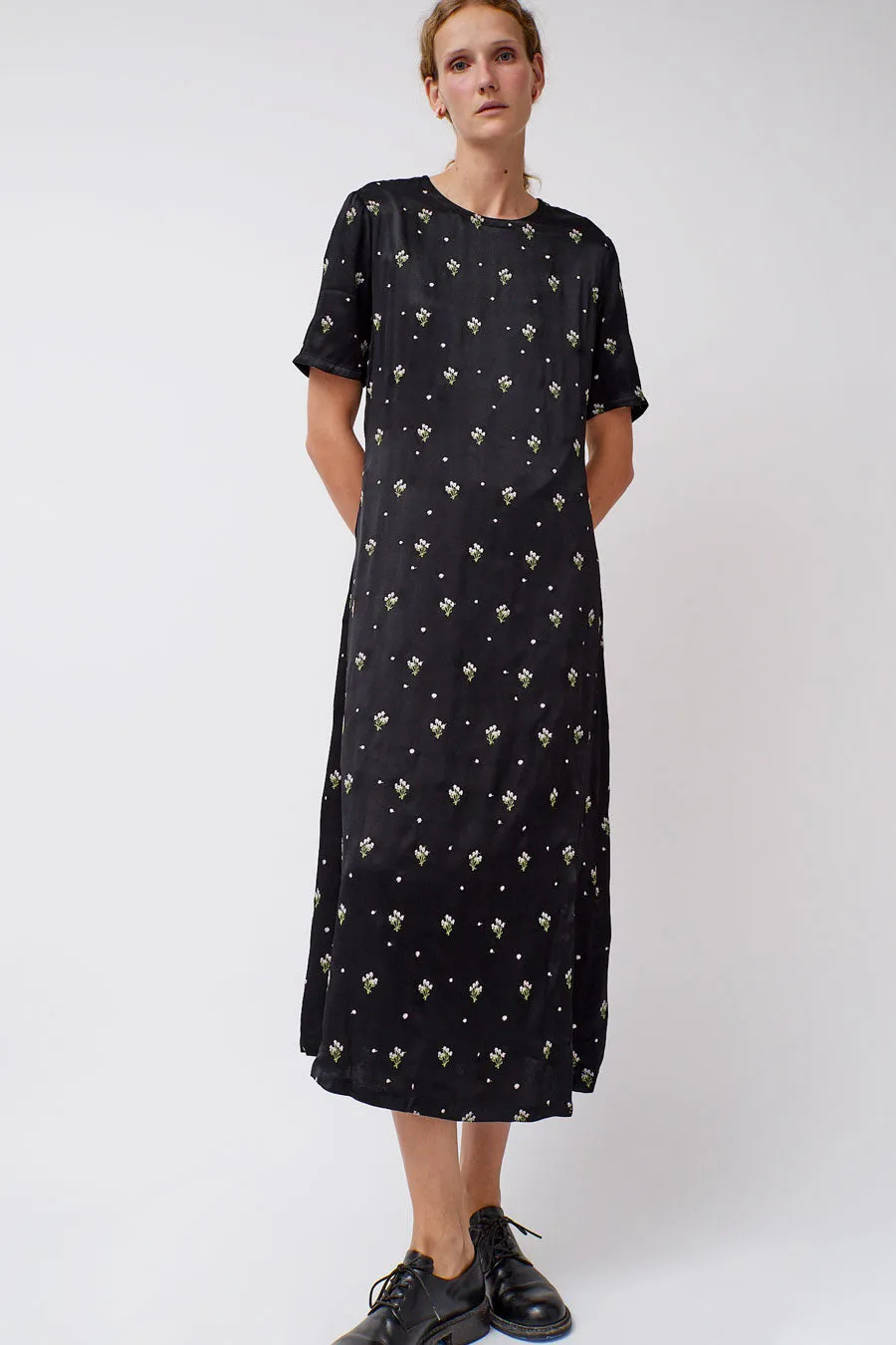 No.6 Lola Dress in Black Embroidered sold by No. 6