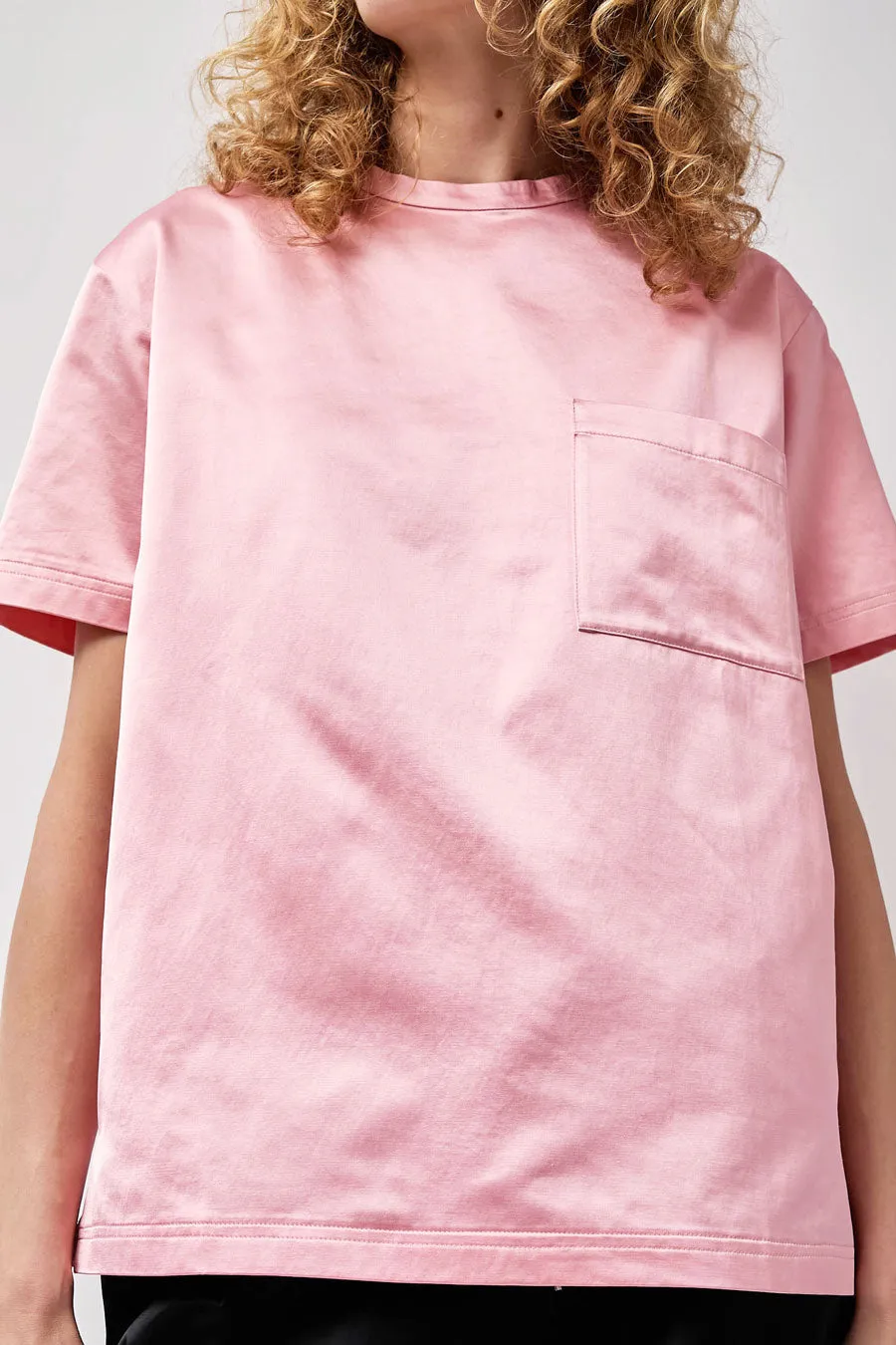 Can Pep Rey Satin T-Shirt in Pink sold by No. 6 product image thumbnail 2