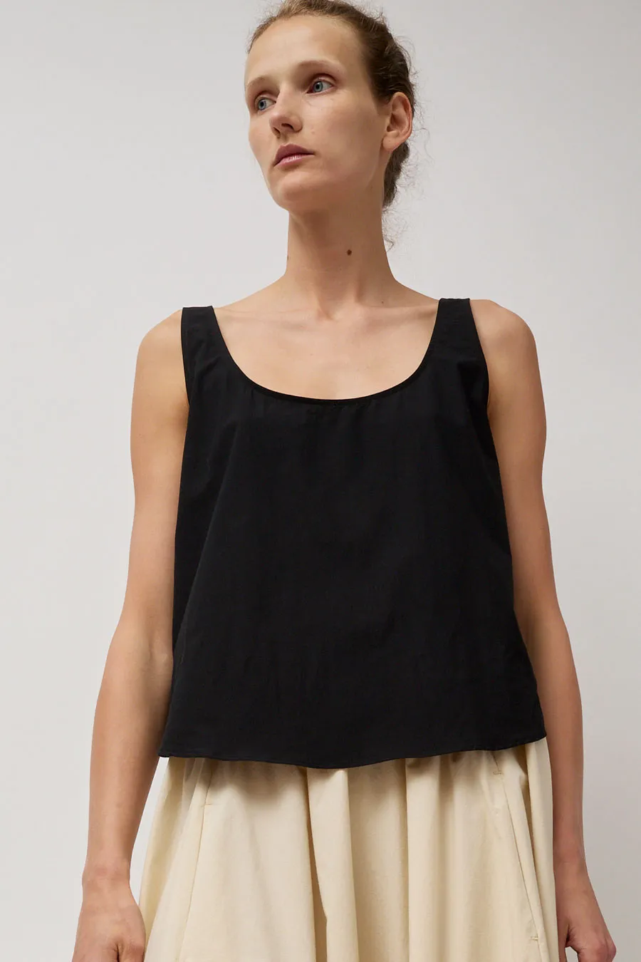 Modern Weaving Tank Top in Black sold by No. 6