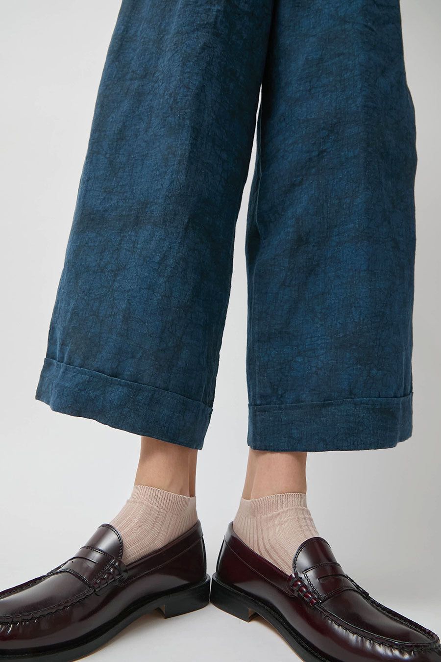 Maria La Rosa Ribbed Short Bio Cotton Socks in Shell sold by No. 6 product image thumbnail 2