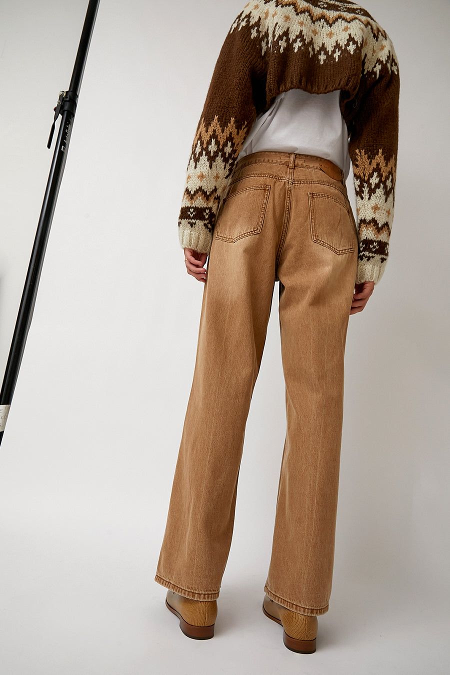 Salty Pebble Dyeing Pants in Brown sold by No. 6 product image thumbnail 6