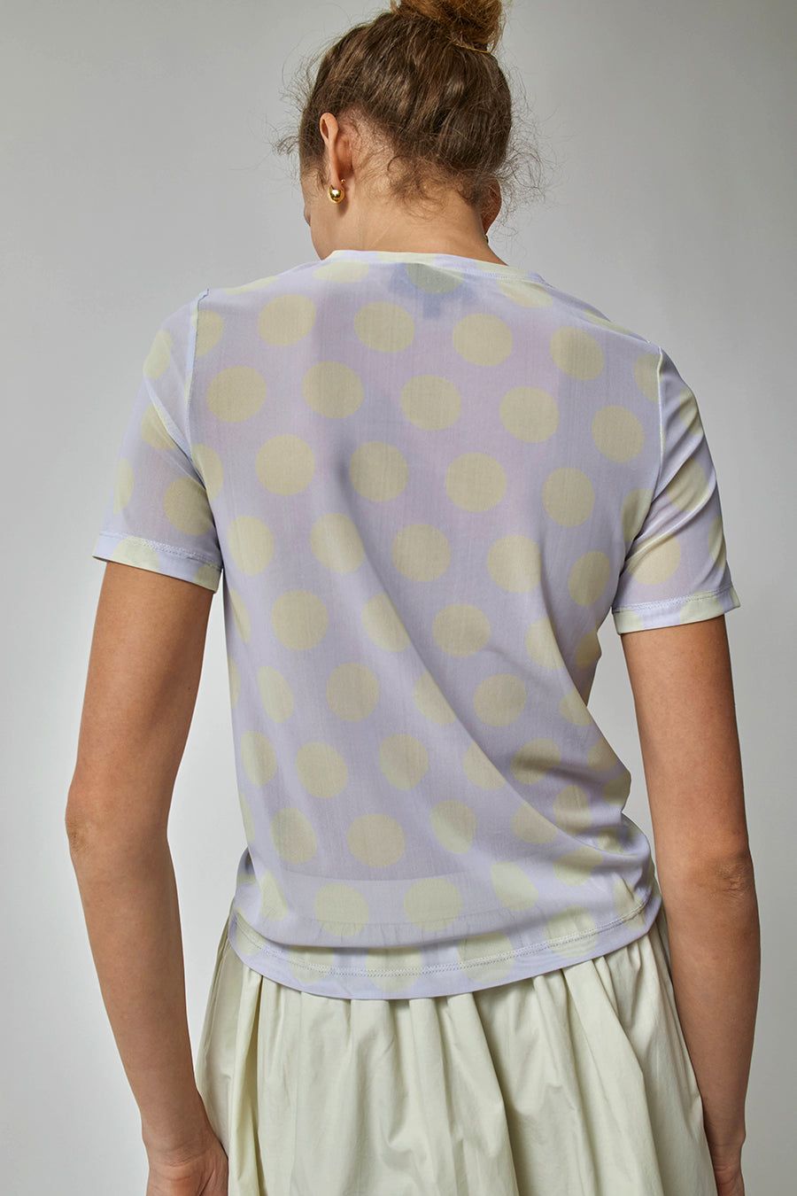 No.6 Carey Tee in Cloud and Lemon Dot sold by No. 6 product image thumbnail 6