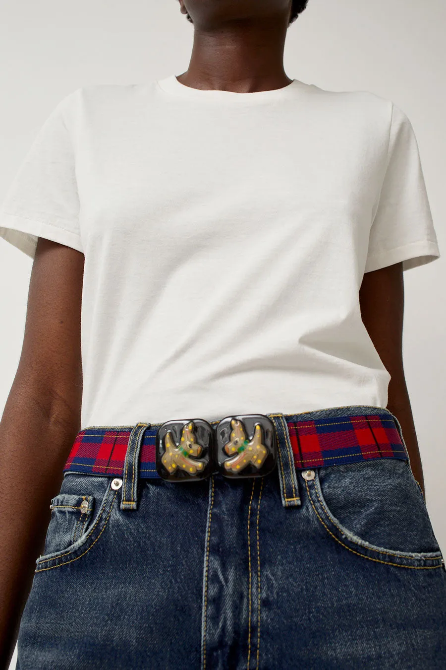 Exquisite J Character Belt in Tartan sold by No. 6 product image thumbnail 3