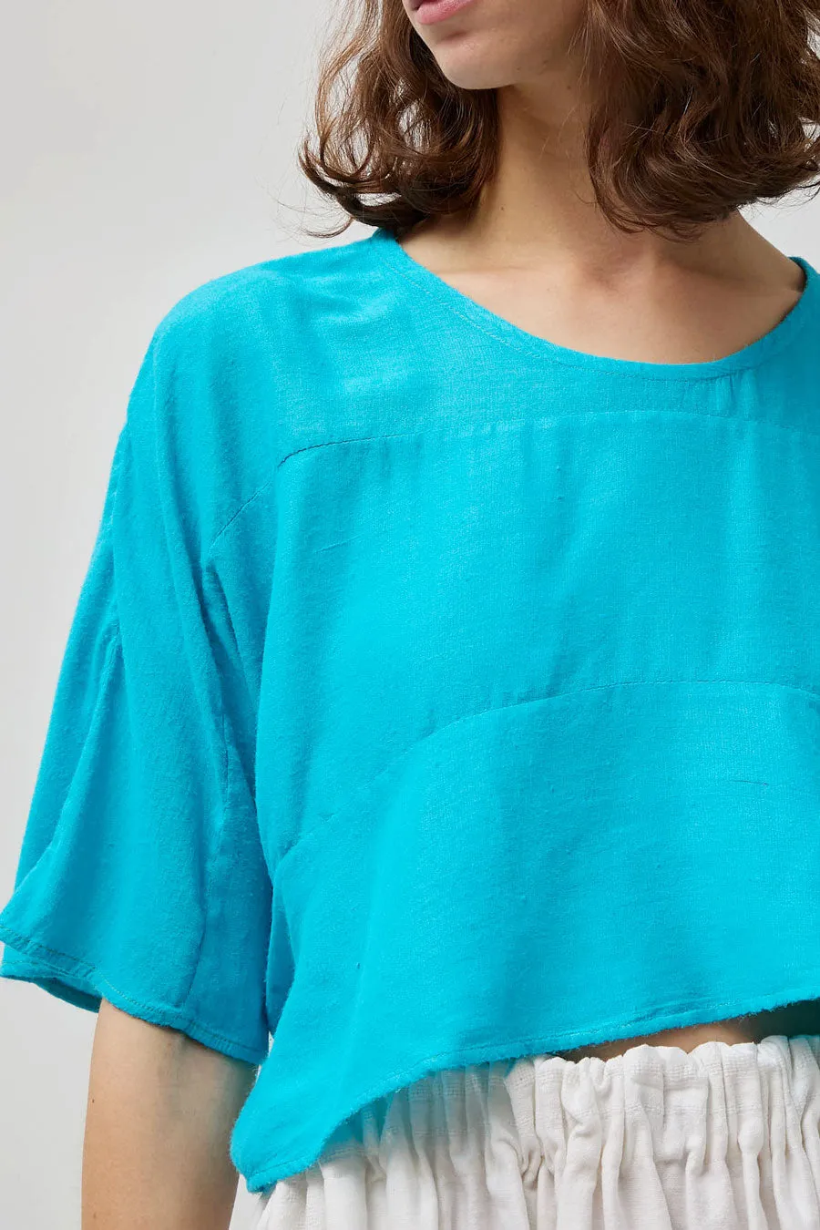 Anntian Wave Top in Garment Dye Swimming Pool sold by No. 6 product image thumbnail 2
