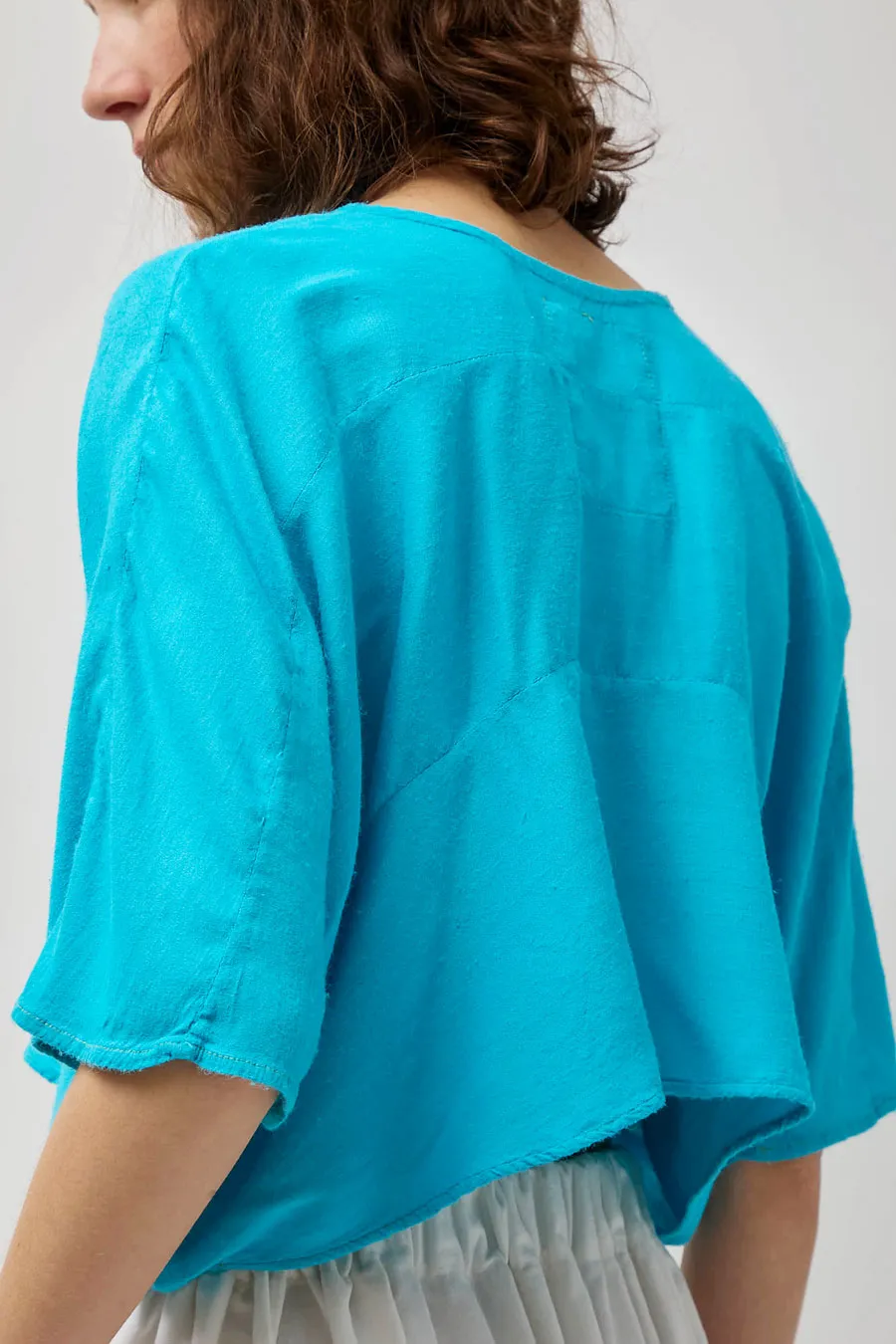 Anntian Wave Top in Garment Dye Swimming Pool sold by No. 6 product image thumbnail 5