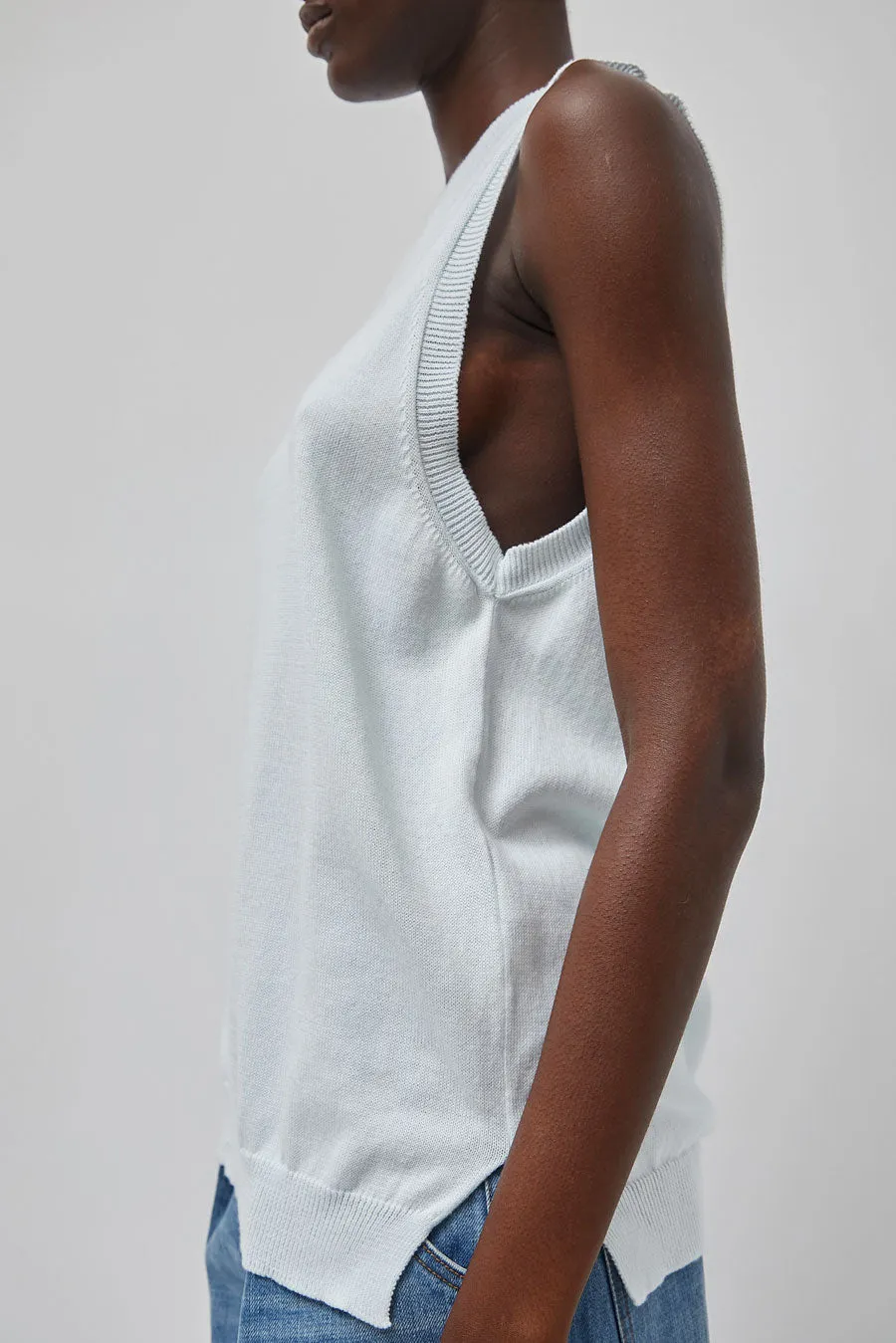 CORDERA Cotton Tank in Glacier sold by No. 6 product image thumbnail 3