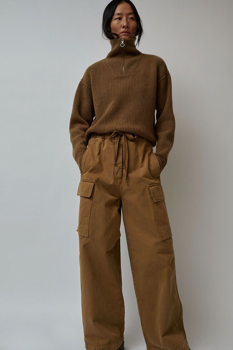 Girls of Dust Fly Deck Sweater in Camel sold by No. 6 product image thumbnail 5