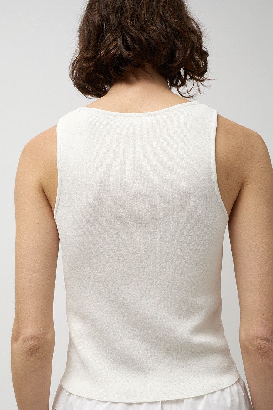 Amomento Cut Out Sleeveless Top in Ivory sold by No. 6 product image thumbnail 5